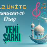 Mavi ve Altın Sarısı Şık Ramazan Bayramı Kutlama Mesaj Kart (1)