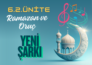 Mavi ve Altın Sarısı Şık Ramazan Bayramı Kutlama Mesaj Kart (1)